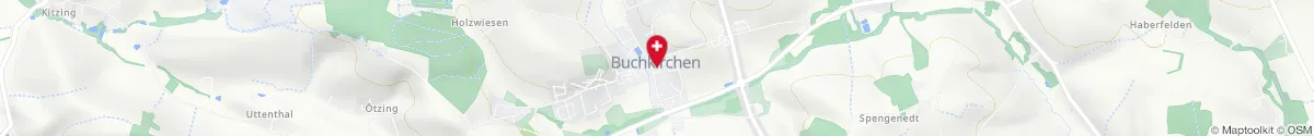 Map representation of the location for Apotheke Buchkirchen in 4611 Buchkirchen